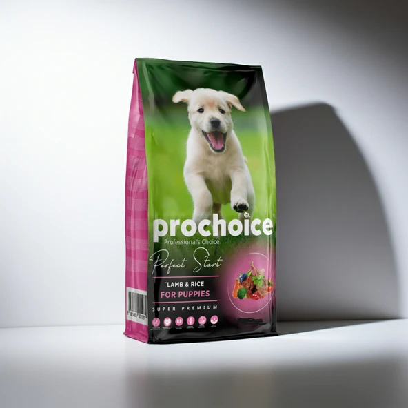 Prochoice Yavru Köpekler İçin, Hipoalerjenik, Kuzu Etli Ve Pirinçli Kuru Mama 3 kg ürün görseli 1