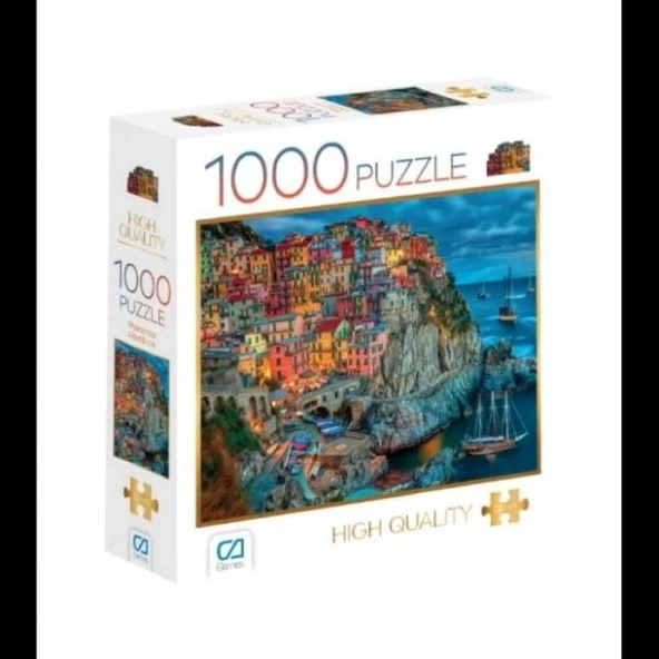 Manarolada Akşam Puzzle 1000 ürün görseli 1
