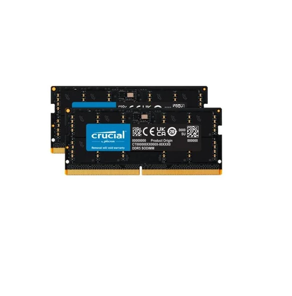 Crucial NTB 64GB (2x32GB) 5600MHz DDR5 CT2K32G56C46S5 ürün görseli 1