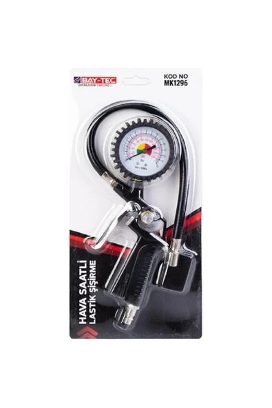 Baytec Lastik Şişirme Aparatı Hava Saatli MK1296 ürün görseli 1