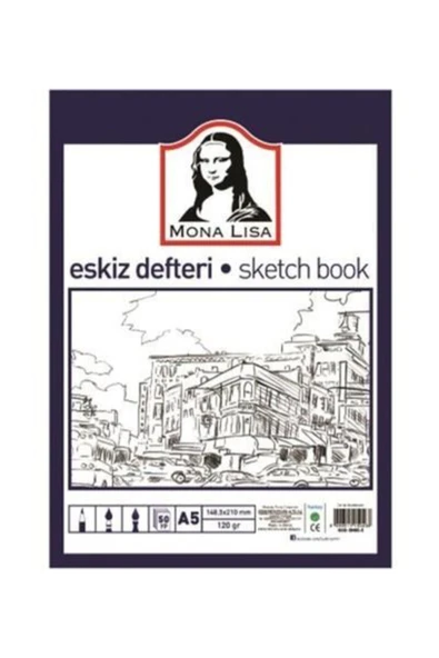 Faber Castell Mona Lisa Eskiz Defteri A5 120 Gr - 50 Yaprak ürün görseli 1