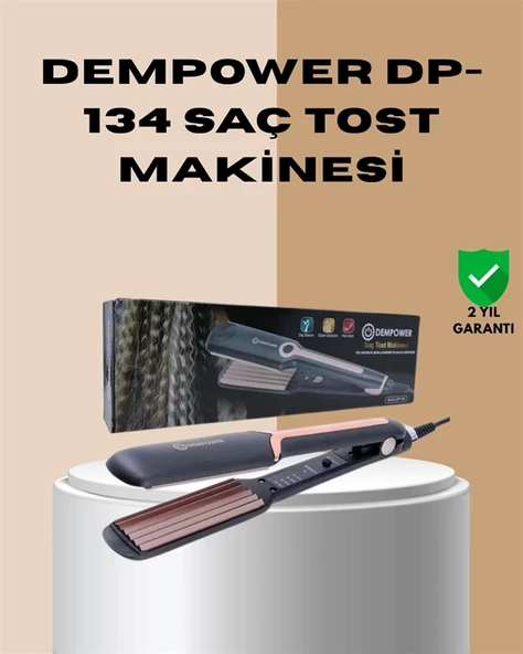 Evde Profesyonel Görünüm: DP-134 Tost Şekillendirici ile Kalıcı Stil ürün görseli 1