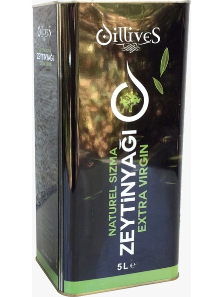 Oillives Soğuk Sıkım Naturel Sızma Zeytinyağı 5 Lt ürün görseli 1