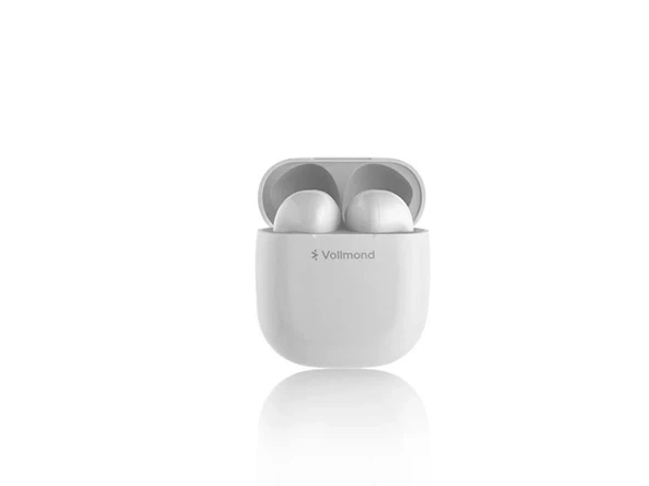 VOLLMOND EARBUDS VL201 IOS/ANDROID UYUMLU TWS BLUETOOTH KULAK İÇİ KULAKLIK BEYAZ - Resim 3