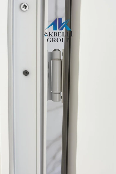 PVC Pimapen Kapı Pencere Menteşesi Çelik 90mm Beyaz - Resim 3