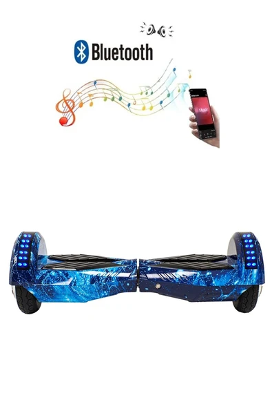 CityMate Smart Balance Elektrikli Kaykay Hoverboard 8.5 inch Akıllı Denge Ledli Bluetooth Hoparlörlü D12 ürün görseli 1