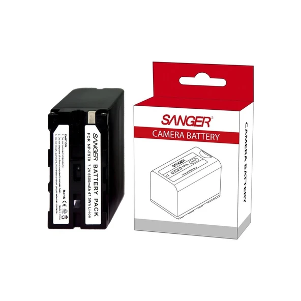 Sanger NP-F970D Kamera ve Led Batarya (7500mAh) ürün görseli 1