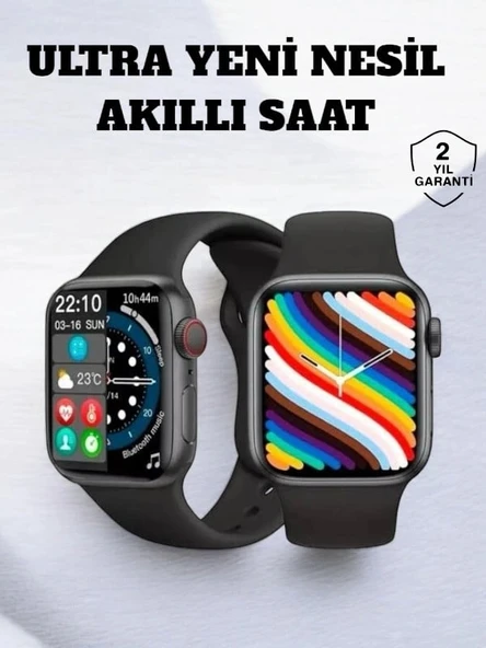 Akıllı Saat iOS ve Android ile Uyumlu Şık ve Çok Fonksiyonlu ürün görseli 1