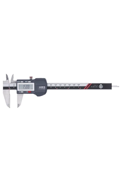 W2204-150 IP54 ve ABS Dijital Kumpas 150x0.01mm ürün görseli 1