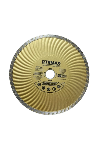 RTRMAX RET 180 Turbo Elmas Testere - Resim 3