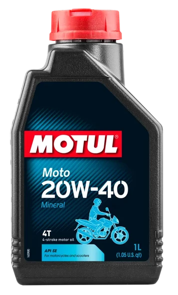 Motul Moto 20W-40 4T 1 lt Motosiklet Yağı ürün görseli 1