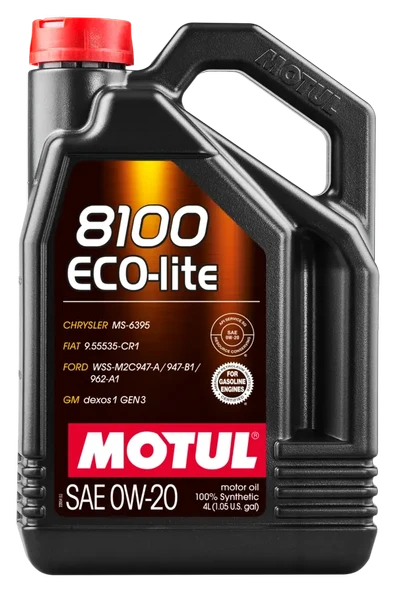 Motul 8100 Eco-Lite 0W-20 4 lt Motor Yağı ürün görseli 1