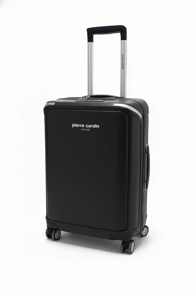 Pierre Cardin Kabin Boy %100 Polipropilen Valiz Siyah 04PC7090 ürün görseli 1