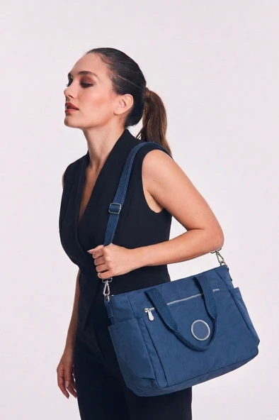 Bolsas Çapraz Askılı Kadın Çanta Mavi 1102 - Resim 4