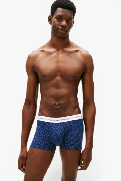 Tommy Hilfiger   3P TRUNK PRINT Erkek Kırmızı Boxer - UM0UM03891 ürün görseli 1