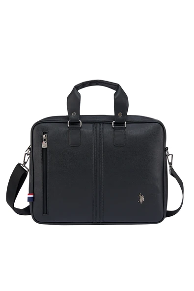U.S. Polo Assn. 6753 Omuz Askılı Laptop Çantası Evrak Çantası Siyah ürün görseli 1