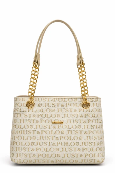 Just Polo Çapraz Askılı Kadın Çanta Krem 2181 ürün görseli 1