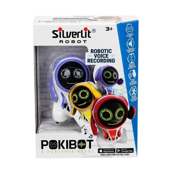SIL/88042  Silverlit Yapay Zekalı Pokibot Robot - Resim 3