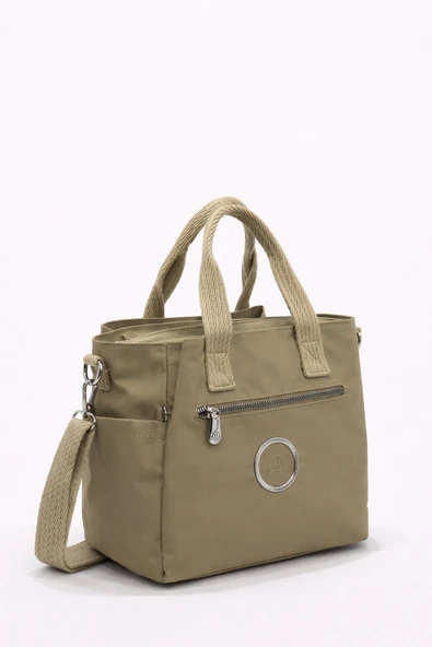 Bolsas Çapraz Askılı Kadın Çanta Bej 1101 - Resim 2