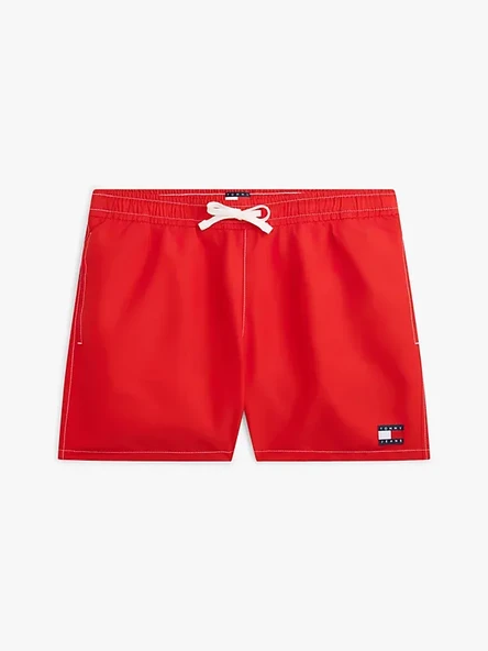 Tommy Hilfiger   TJ MEDIUM DRAWSTRING SOLID Erkek Kırmızı Deniz Şortu - UM0UM03852 - Resim 11