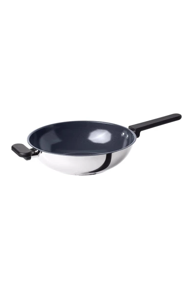 Mıddagsmat Wok Tava Yapışmaz Kaplama-paslanmaz Çelik 28 Cm 50463696 ürün görseli 1