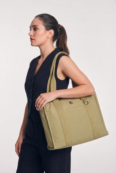 Bolsas Çapraz Askılı Kadın Çanta Vizon 1123 - Resim 3