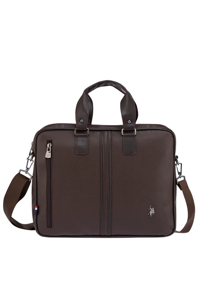 U.S. Polo Assn. 6752  Omuz Askılı  Laptop Çantası Evrak Çantası KAHVERENGİ ürün görseli 1