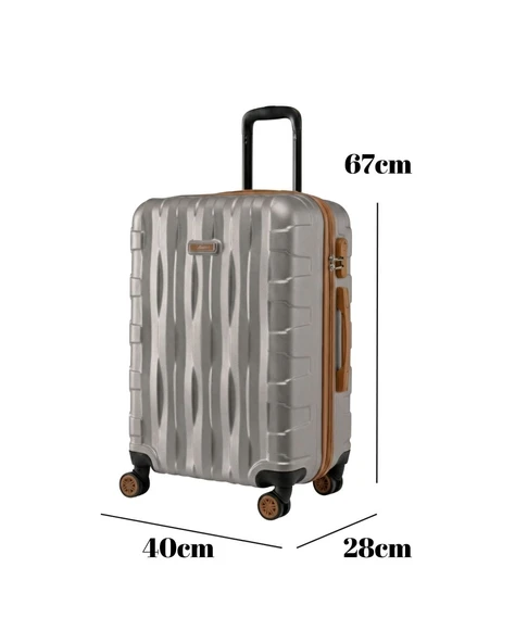 Orta Boy Valiz 4x2 Teker Taş-Taba 1167 - Resim 3