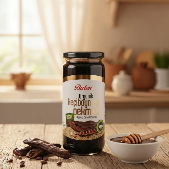 Balen Organik Keçiboynuzu Pekmezi 625 gr - %100 Doğal ve Katkısız ürün görseli 1
