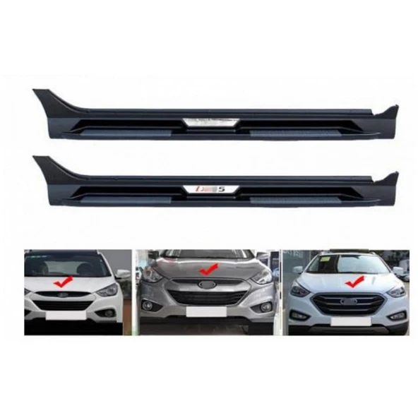 Hyundai ix35 Yan Basamak Koruma Oem Siyah 2010+ Sonrası ürün görseli 1