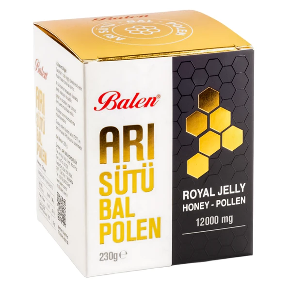 Balen Arı Sütü Bal Polen Karışımı 12000 mg 230 gr ürün görseli 1