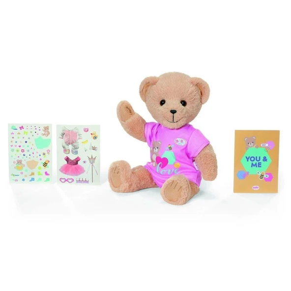837139 Baby Born Ayıcık - Pembe 36 cm ürün görseli 1