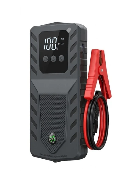 GLR Y2 30000 mAh Taşınabilir Araç Akü Takviye Cihazı - 12V Powerbank & LED Fenerli Powerbank ürün görseli 1