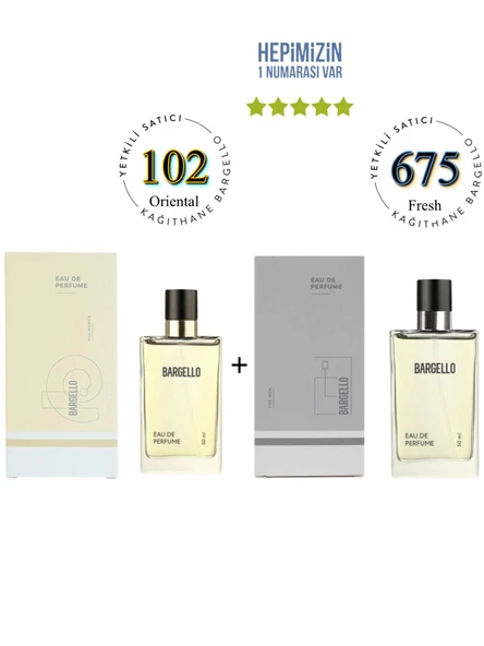 102 + 675 Kadın / Erkek Parfüm Edp 50 ml Oriental / Fresh - Mnms102675 ürün görseli 1