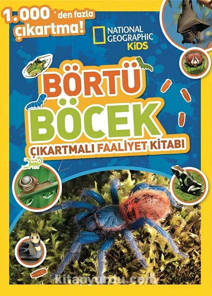 National Geographic Kids Börtü Böcek Çıkartmali Aktivite Kitabı ürün görseli 1
