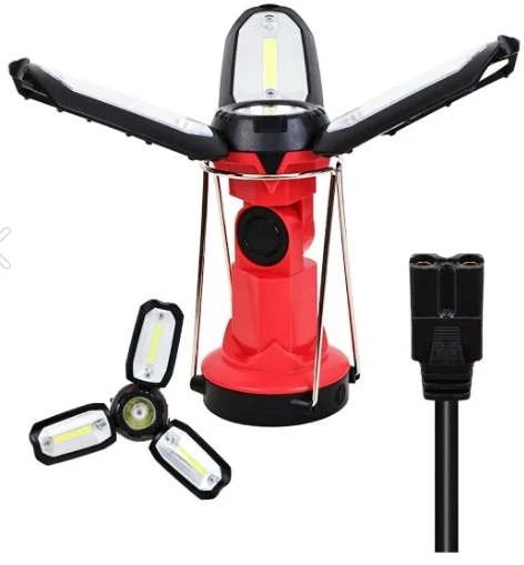 Polizei P-8801 Şarjlı Katlanabilir 3xcob Led+ 3w Led Çok Fonksiyonlu Kamp Feneri ürün görseli 1
