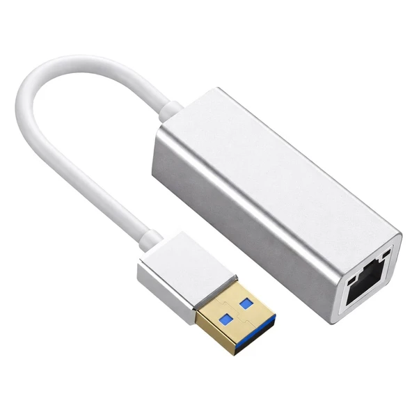 Fully H-608EM USB 3.0 To RJ45 Gigabit Ethernet Adaptör Çevirici Alüminyum Gövde ürün görseli 1