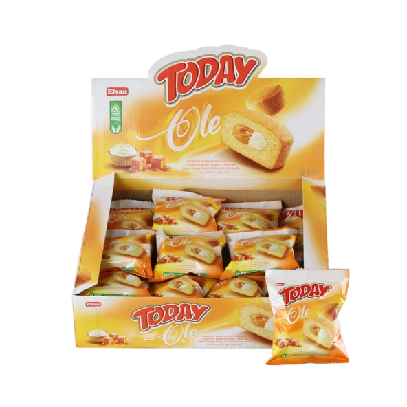 Today Ole Karamel ve Vanilyalı Kek 35 Gr. 24 Adet (1 Kutu) ürün görseli 1