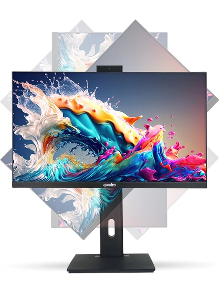 Quadro Expanse Ai B224 25850 23.8 Inc İps Ci5 12450H 8Gb 512Gb Nvme Ssd Ob Vga Freedos Aio Bilgisayar Parmak İzli ürün görseli 1