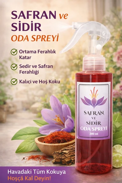 Herbliss Doğal Safran&Sidr Oda Spreyi Oto Kokusu Oda Kokusu ürün görseli 1