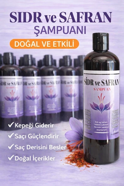 Herbliss Sidr & Safran Özlü Bitkisel Doğal Şampuan 400 ml ürün görseli 1