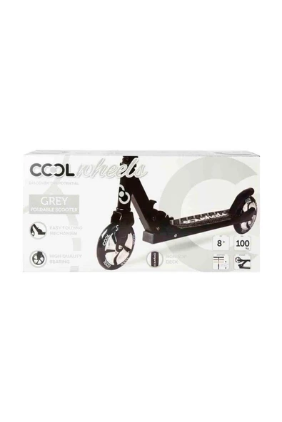 Furkan Oyuncak Cool Wheels Katlanır Scooter Gri 8 Yaş 58369 ürün görseli 1