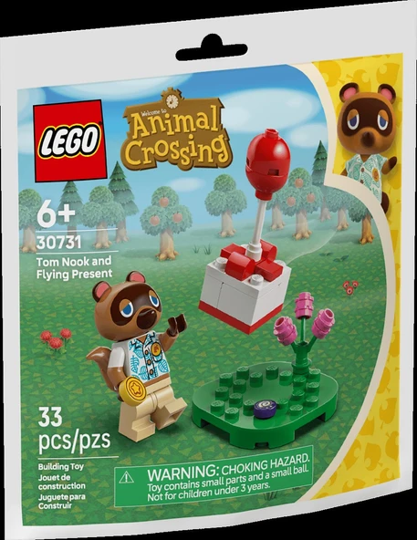 Lego Animal Crossing Tom Nook and Flying Present 30731 ürün görseli 1