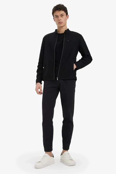 Defacto C6022AXBK81 Siyah Regular Fit Dar Paça Pantolon ürün görseli 1
