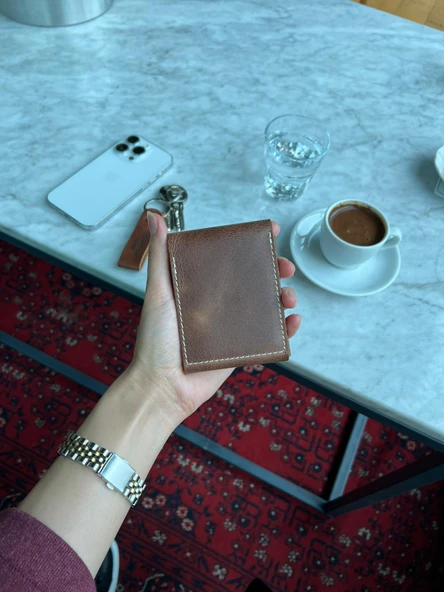 Hakiki Deri Çıtçıtlı Erkek Cüzdan | Nova 5801 - Resim 7
