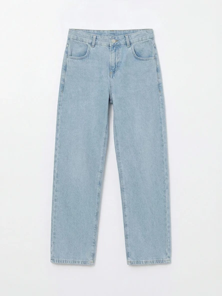 LCW Kids İndigo Loose Fit Erkek Çocuk Jean Pantolon ürün görseli 1