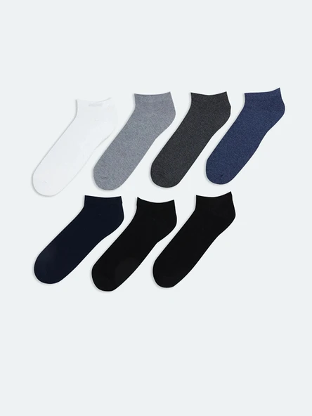 LCW ACCESSORIES Karışık Erkek Patik Çorap 7'li ürün görseli 1