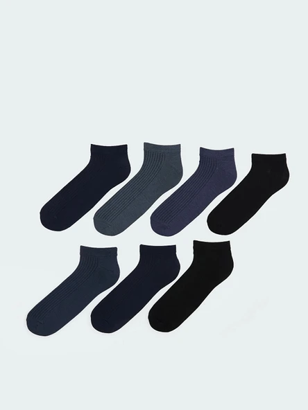 LCW ACCESSORIES Karışık Erkek Bambu Patik Çorap 7'li ürün görseli 1