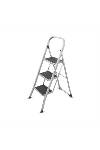 Sgs1133 Slimstep 3 Basamak Ev Tipi Geniş Basamaklı Metal Merdiven 150 Kg Taşıma Kapasiteli ürün görseli 1