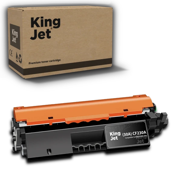 KingJET HP Uyumlu (30A) CF230A Standart Kapasiteli Çipli Muadil Toneri ürün görseli 1